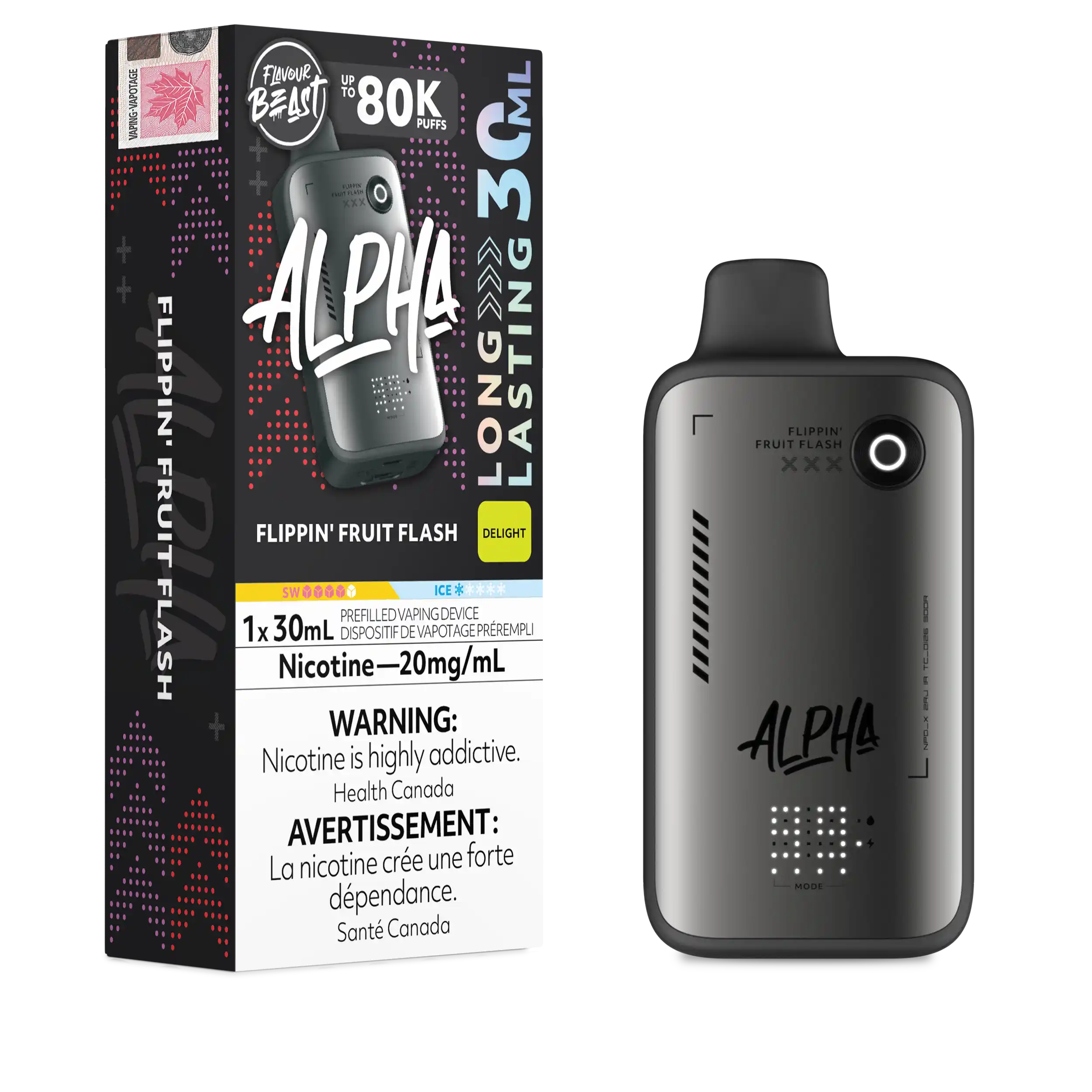 Flippin' Fruit Flash Flavour Beast Alpha - Disposable Vape 80K by FLAVOUR BEAST