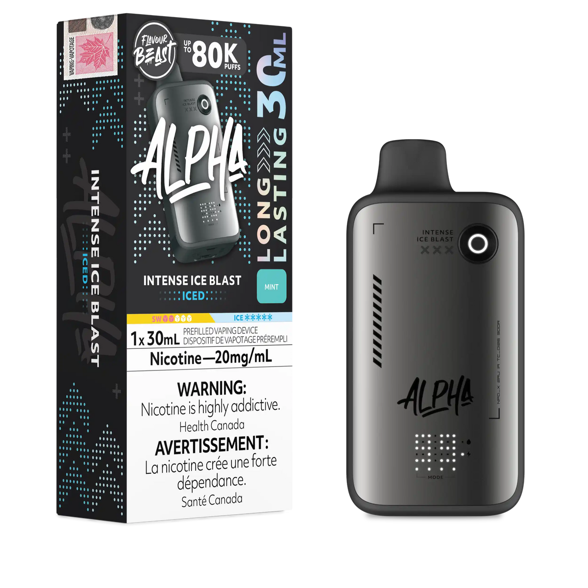 bold Ice Blast Flavour Beast Alpha - Disposable Vape 80K by FLAVOUR BEAST