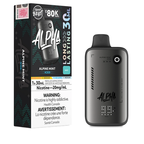 Alpine Mint Iced Flavour Beast Alpha - Disposable Vape 80K by FLAVOUR BEAST