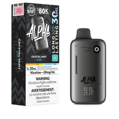 Crystal Mint Iced Flavour Beast Alpha - Disposable Vape 80K
