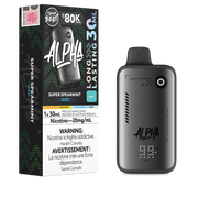 Bête Alpha Saveur Menthe Verte Glacée Super - Vape Jetable 80K