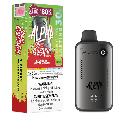 S. Cherry Watermelon Flavour Beast Alpha - Disposable Vape 80K