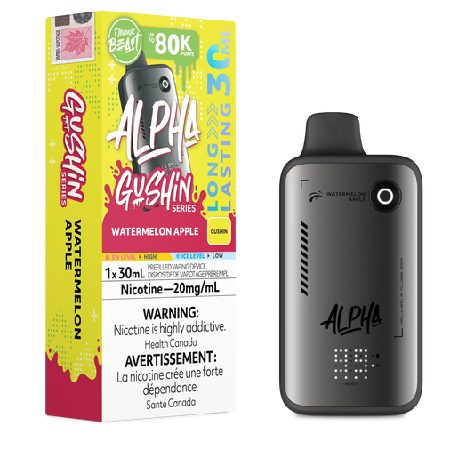 Gushin Watermelon Apple Flavour Beast Alpha - Disposable Vape 80K