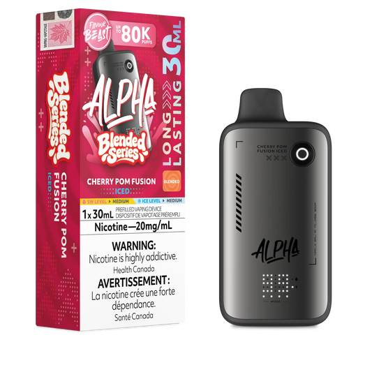 Cherry Pom Fusion Iced Flavour Beast Alpha - Disposable Vape 80K