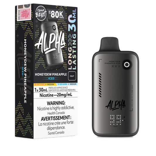 Honeydew Pineapple Iced Flavour Beast Alpha - Disposable Vape 80K