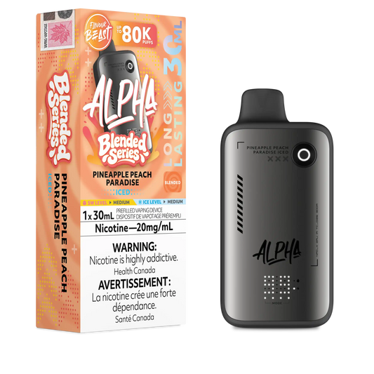 Pineapple Peach Paradise Iced Flavour Beast Alpha - Disposable Vape 80K