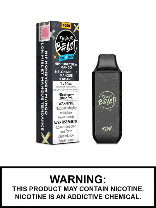 Flavour Beast Flow - Disposable E-Cig (4k/5k Puffs) - Hip Honeydew Mango Iced / 20mg