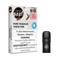 Flavour Beast Flow Pure Tobacco pods, 3-pack, 20mg/mL nicotine. White box and black pod.
