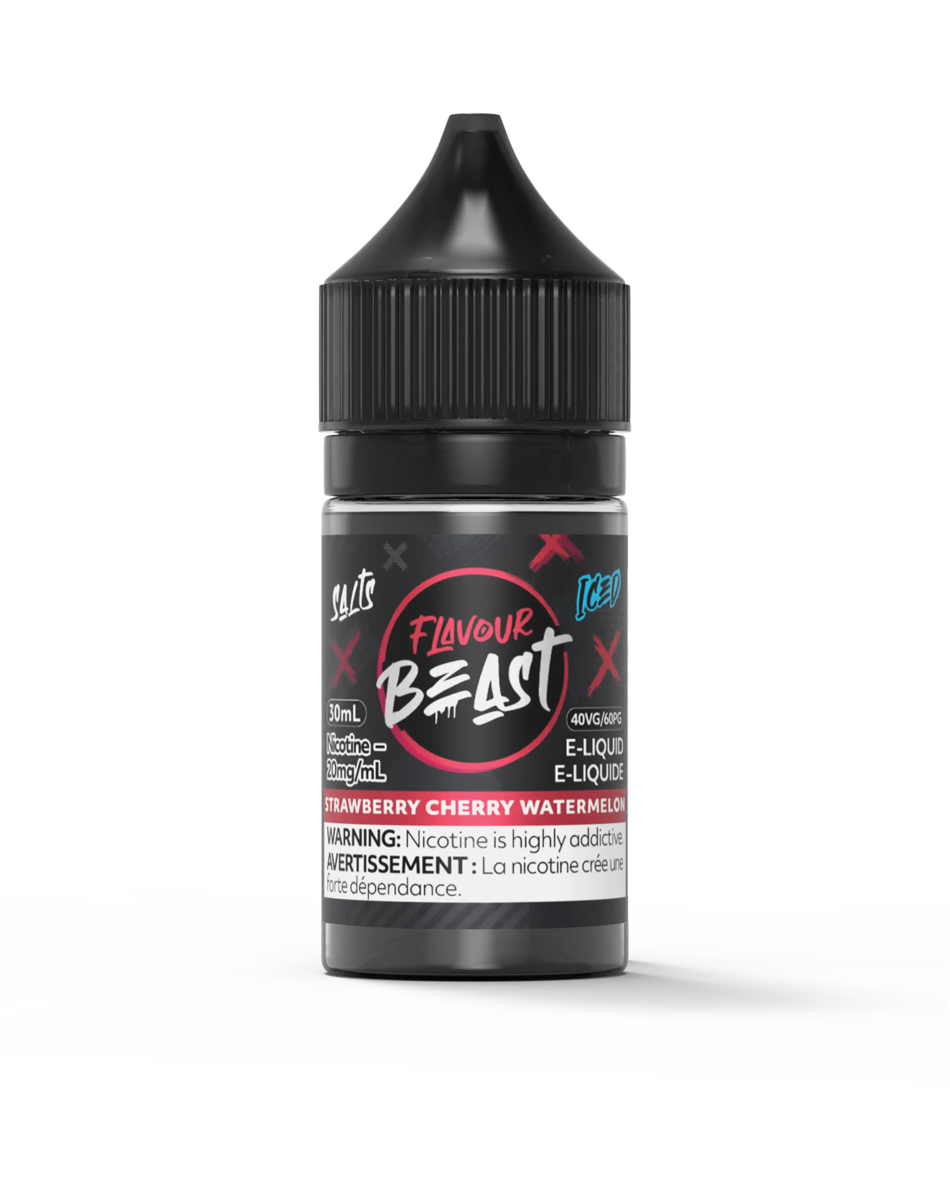 Strawberry Cherry Watermelon Iced by Flavour Beast Salt