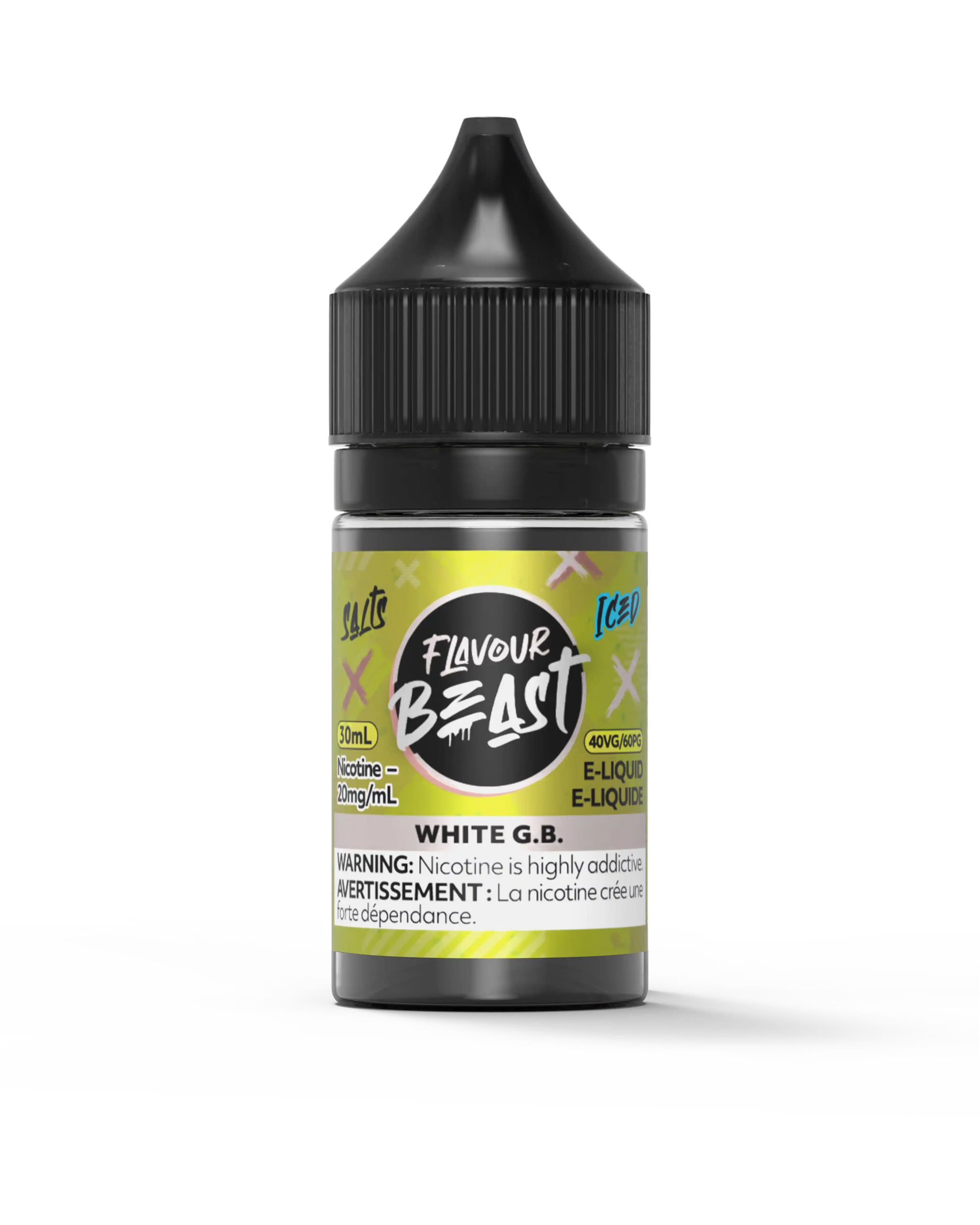 White G.B. Iced by Flavour Beast Salt