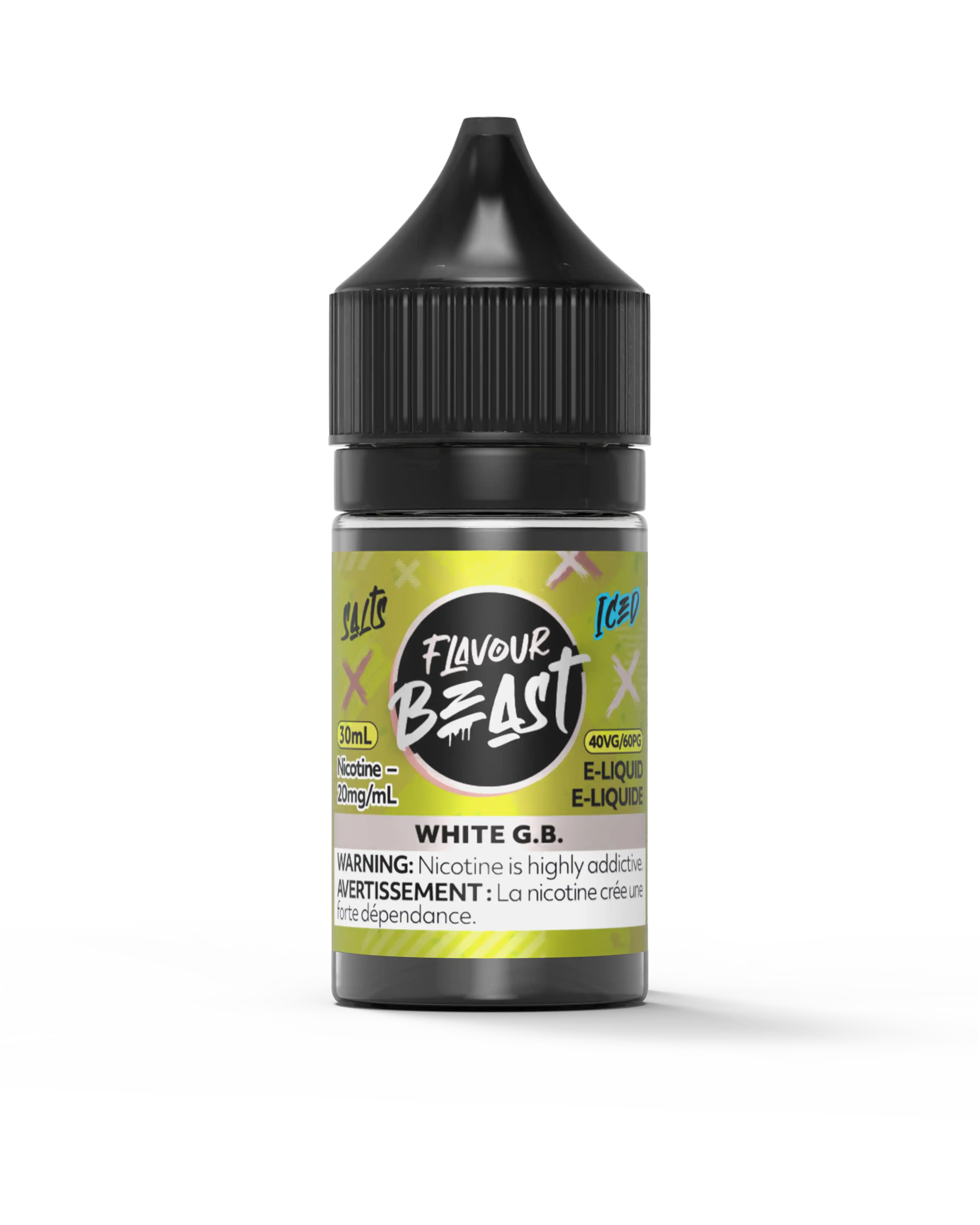 White G.B. Iced by Flavour Beast Salt