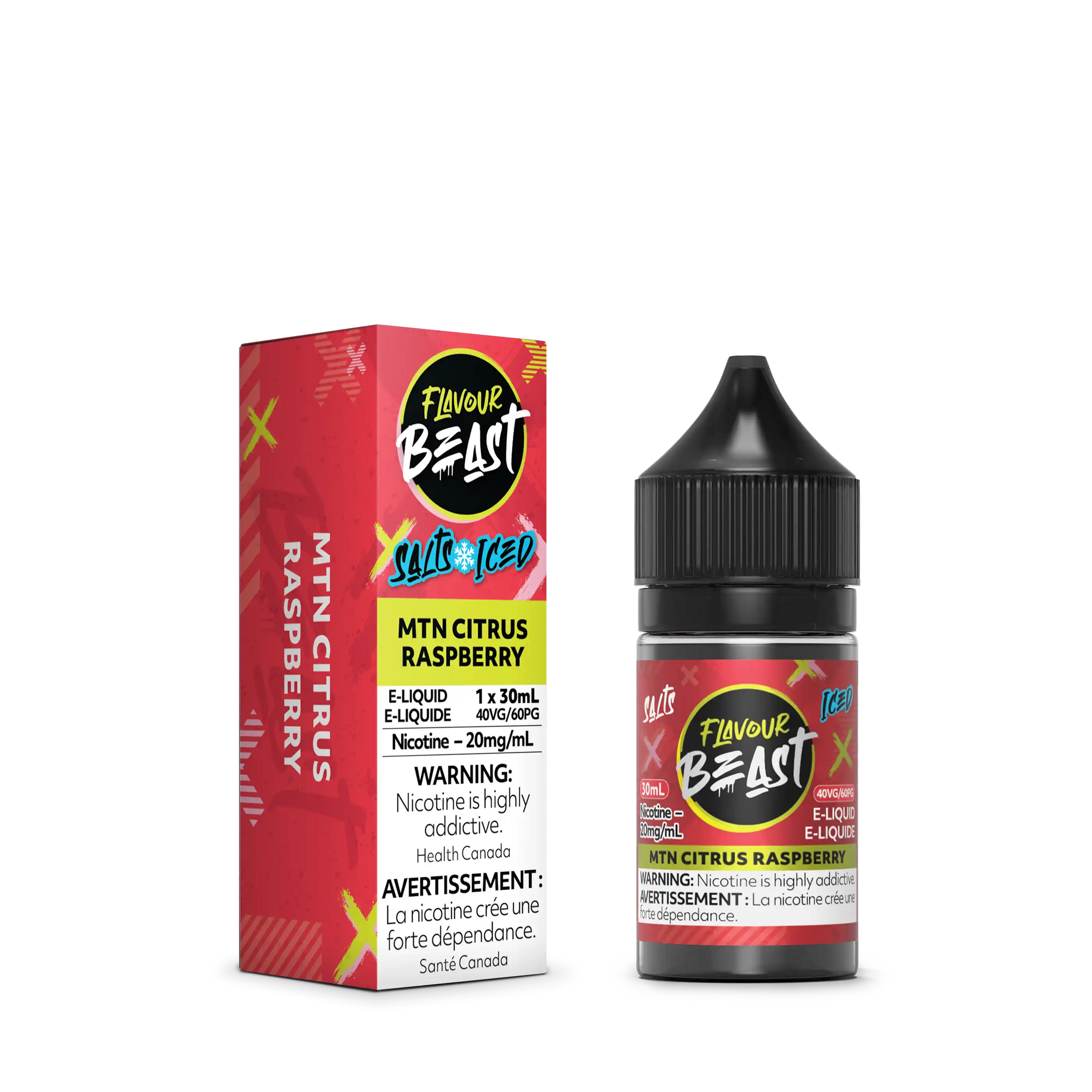 MTN Citrus Raspberry Iced by Flavour Beast Salt