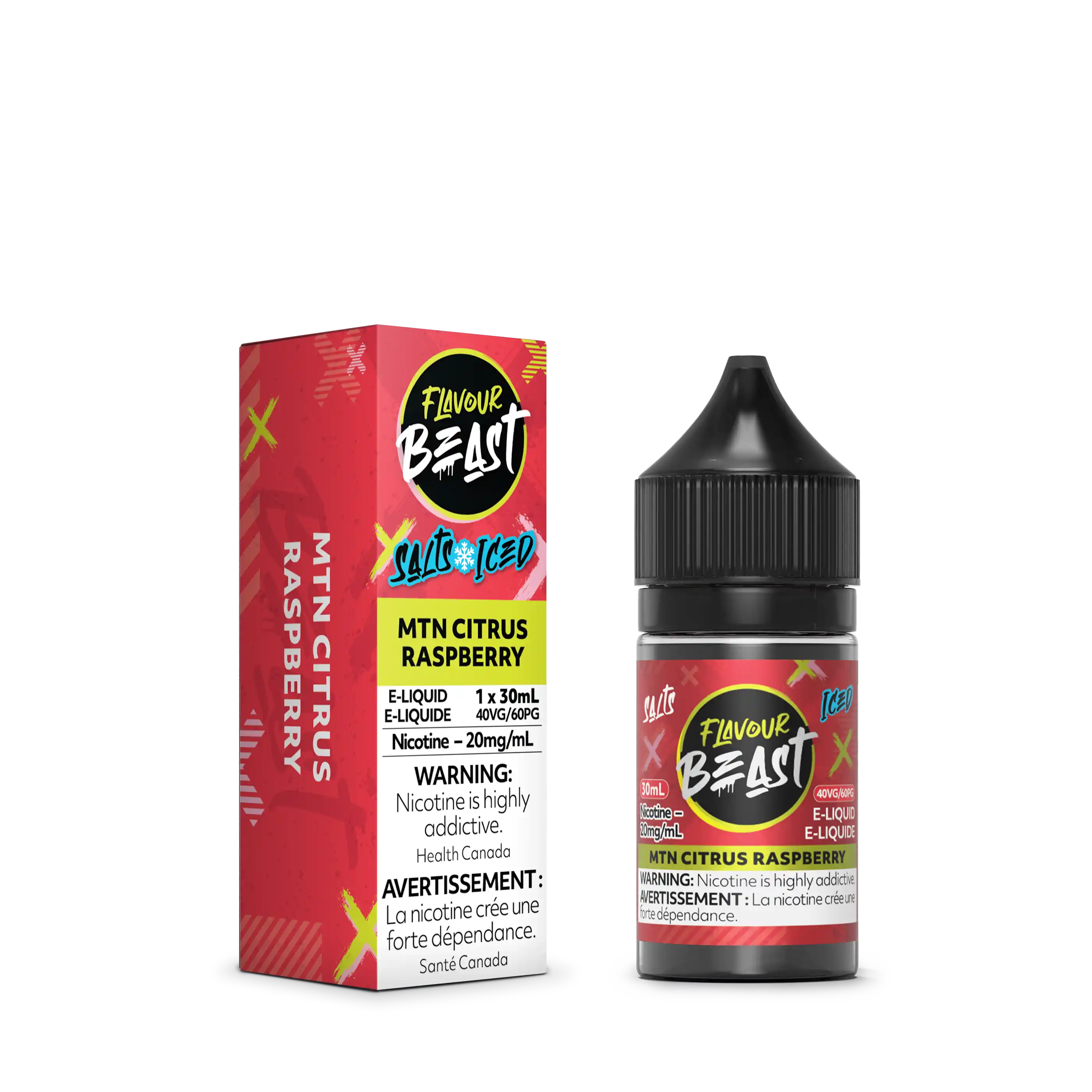 MTN Citrus Raspberry Iced by Flavour Beast Salt