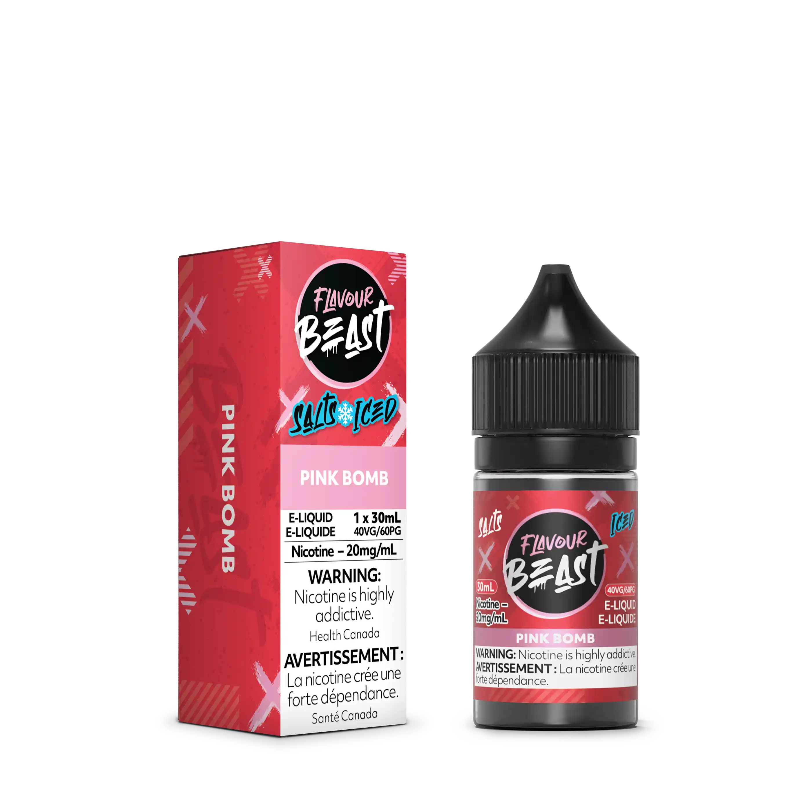Pink Bomb Iced by Flavour Beast Salt