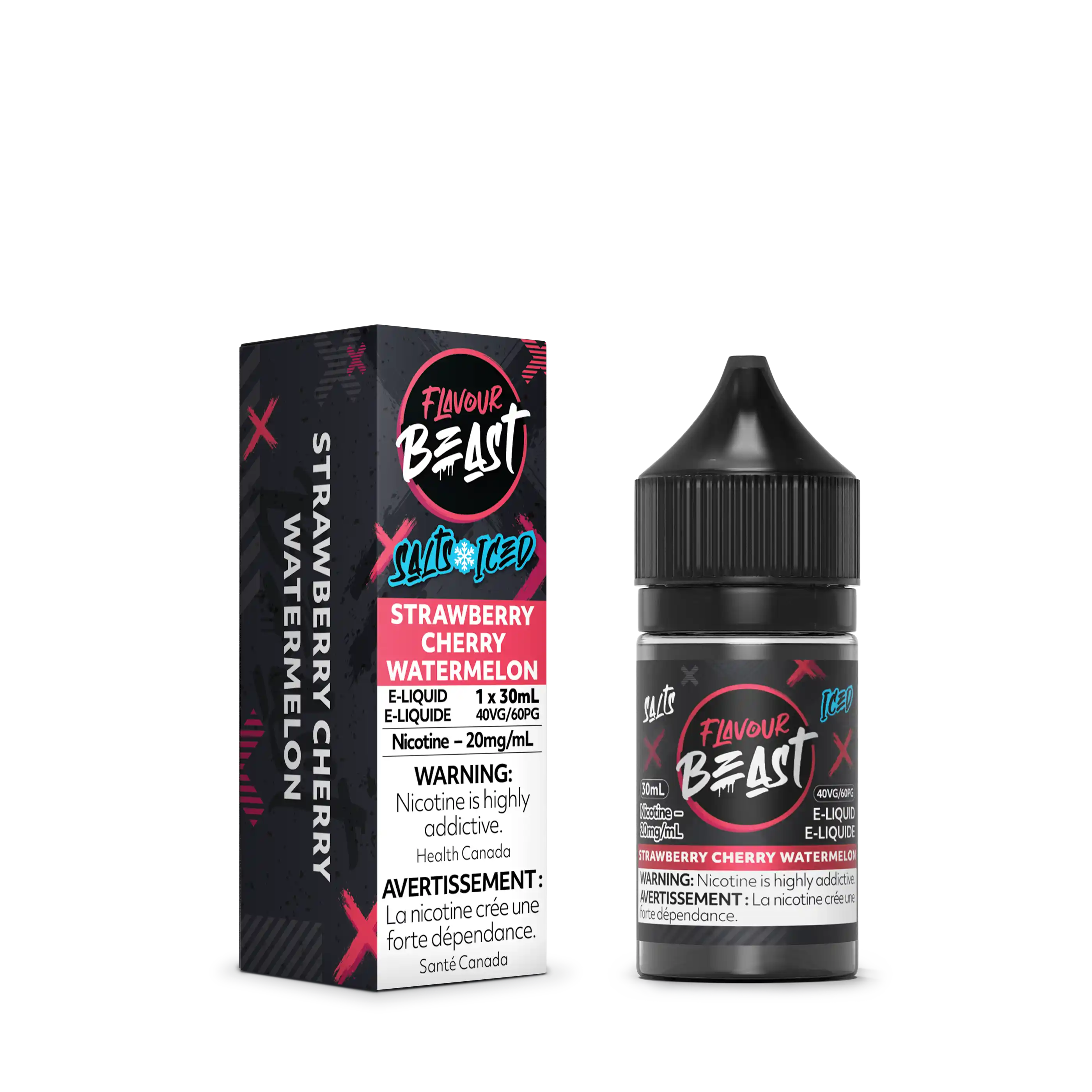 Strawberry Cherry Watermelon Iced by Flavour Beast Salt