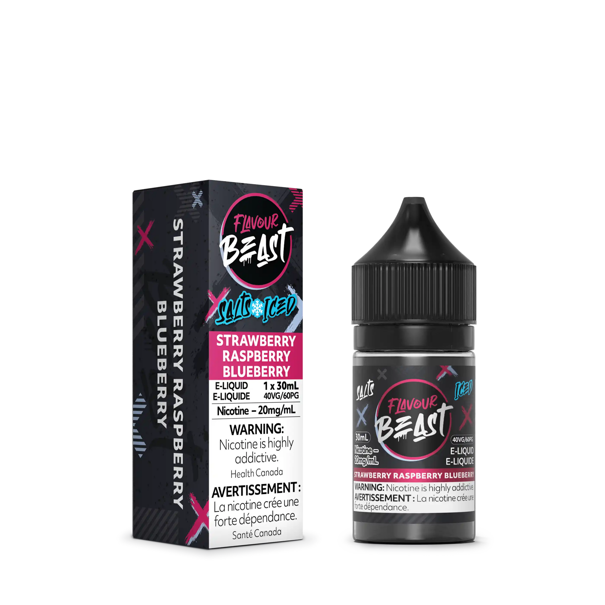 Strawberry Raspberry Blueberry Iced by Flavour Beast Salt