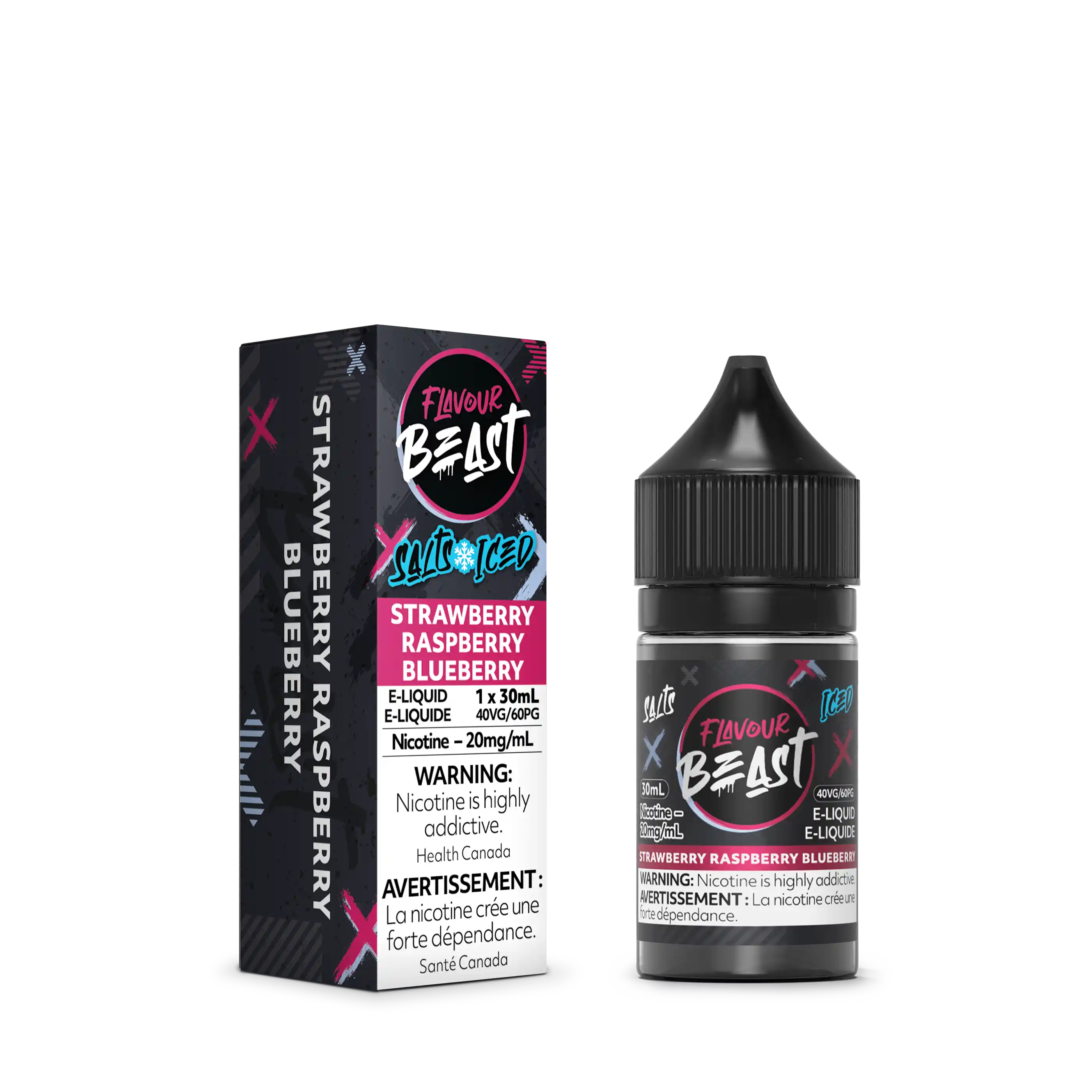 Strawberry Raspberry Blueberry Iced by Flavour Beast Salt