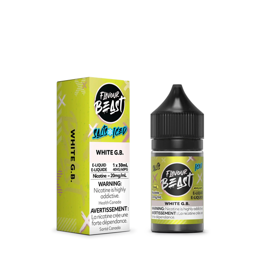 White G.B. Iced by Flavour Beast Salt