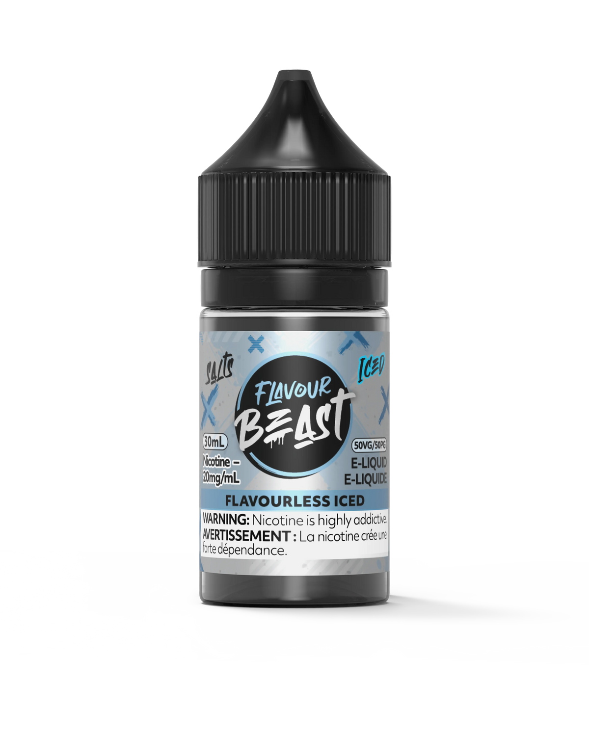 Flavourless Iced by Flavour Beast E-Liquid Salt