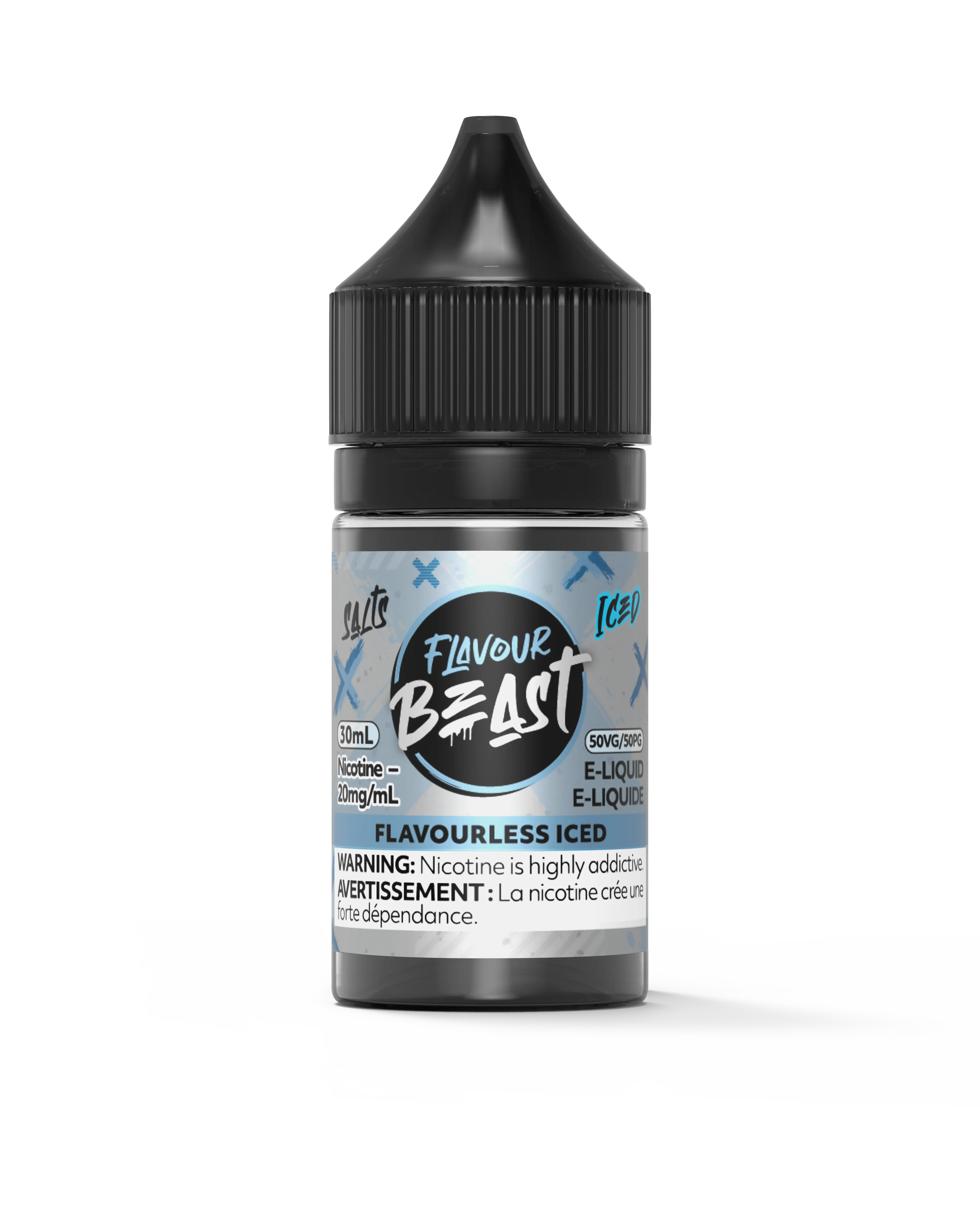 Flavourless Iced by Flavour Beast E-Liquid Salt