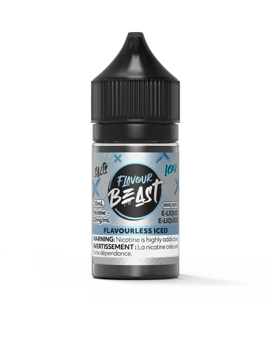 Flavourless Iced by Flavour Beast E-Liquid Salt