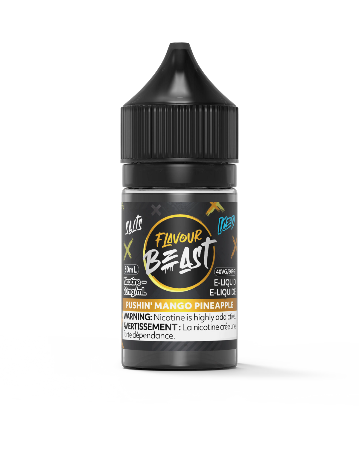 Pushin' Mango Pineapple Iced by Flavour Beast Salt by FLAVOUR BEAST — view 2