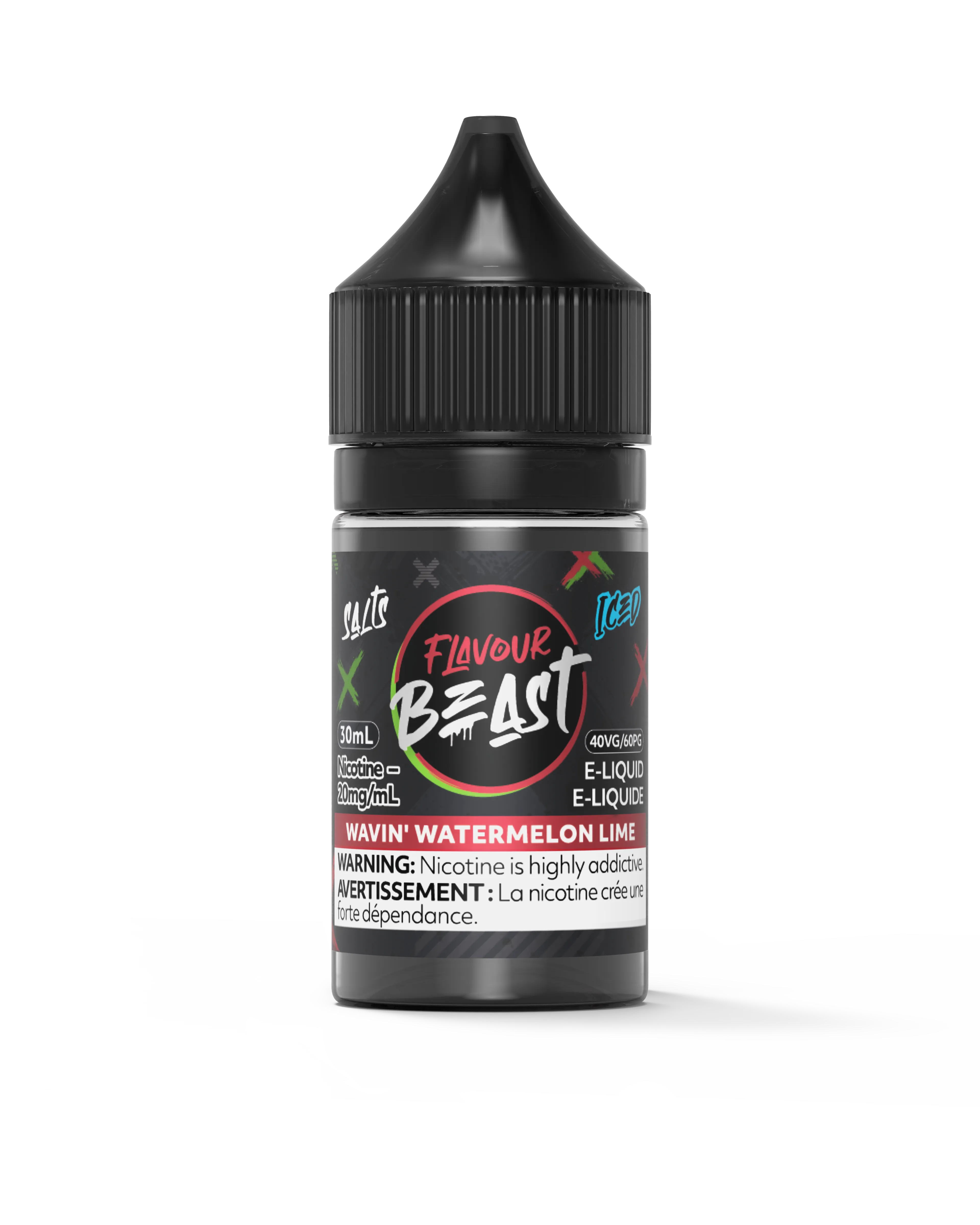 Wavin' Watermelon Lime Iced by Flavour Beast Salt by FLAVOUR BEAST — view 2