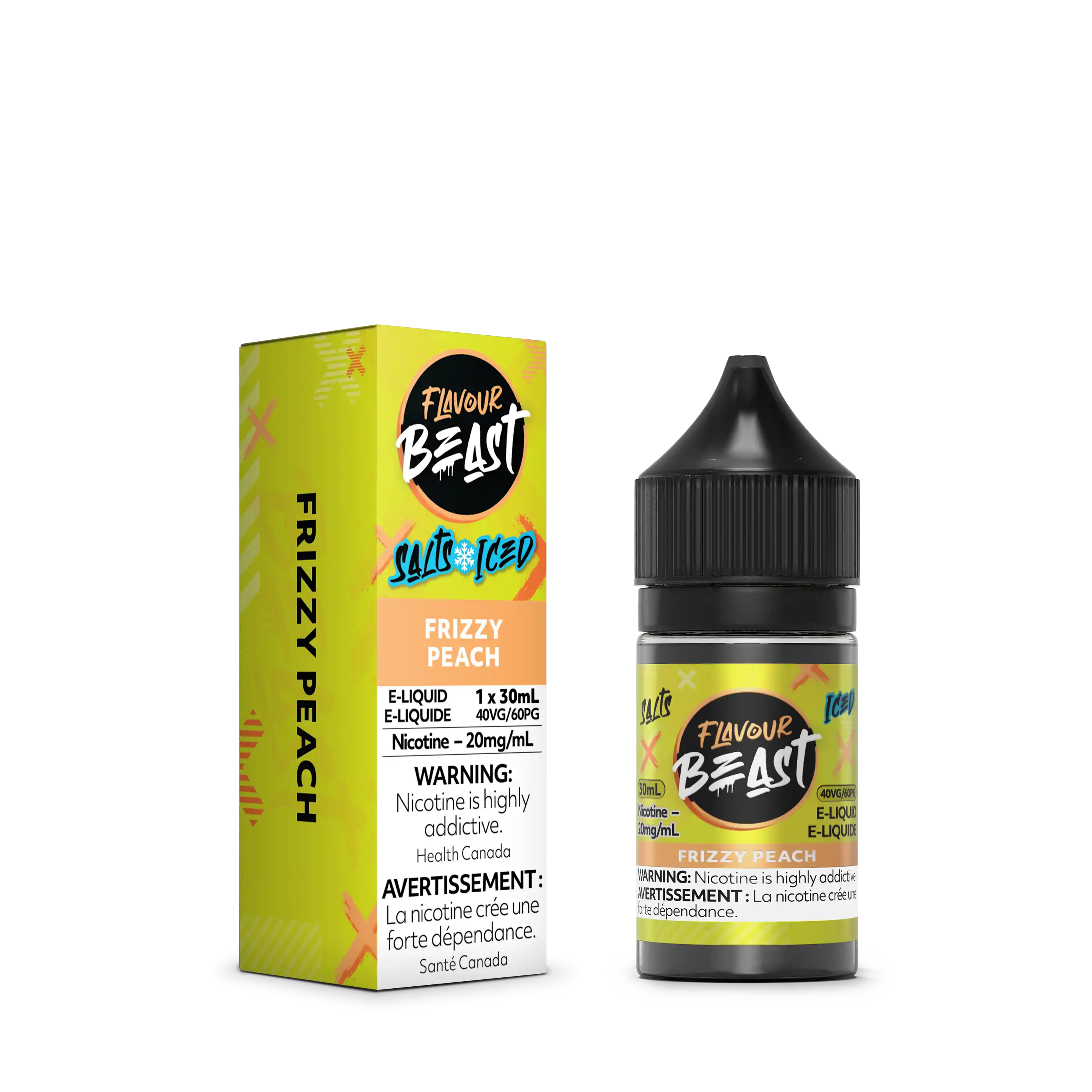 Frizzy Peach Iced by Flavour Beast Salt