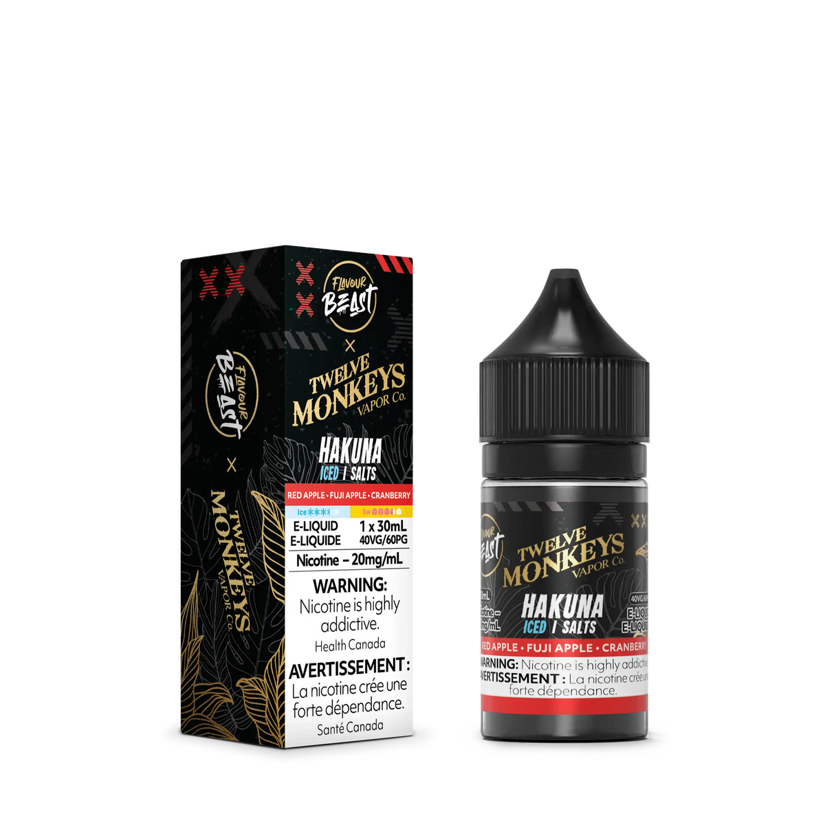Hakuna Iced by Twelve Monkeys x Flavour Beast Salt