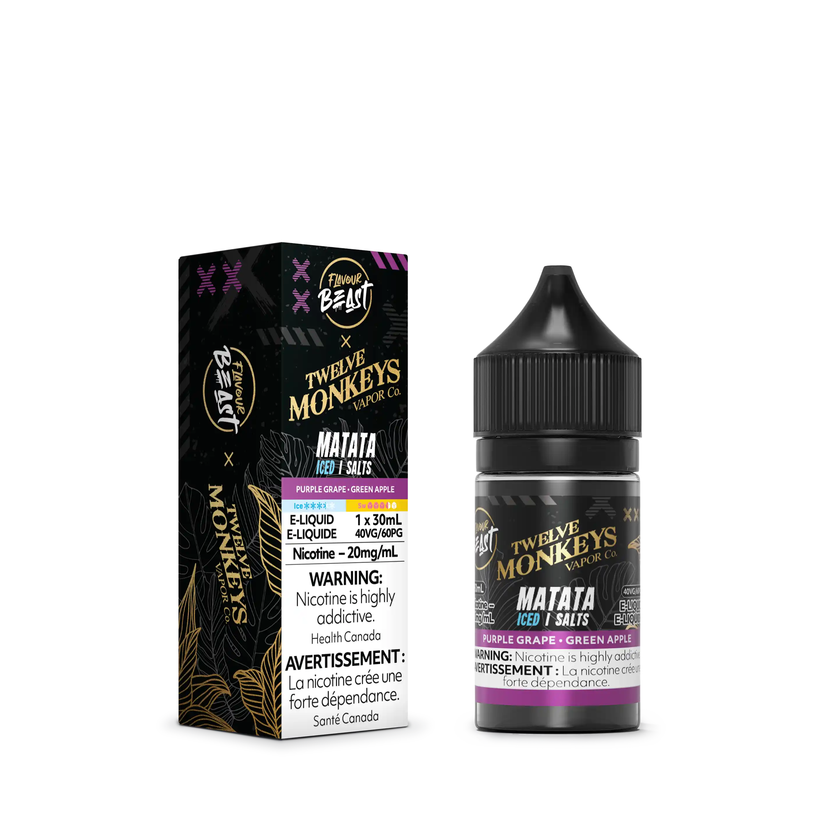 Matata Iced by Twelve Monkeys x Flavour Beast Salt