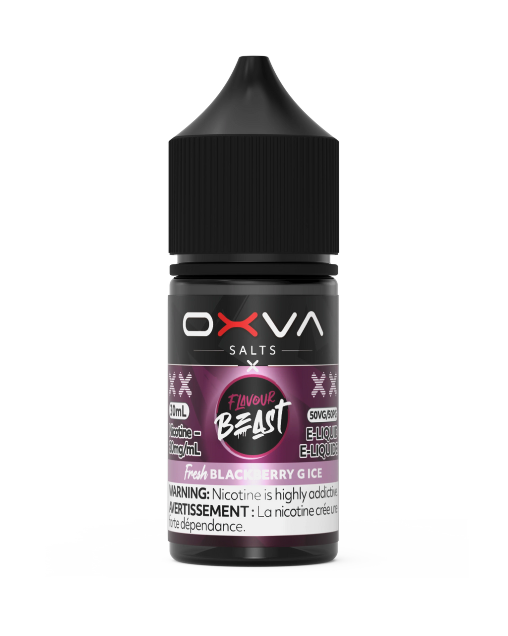 Fresh Blackberry G Ice by Flavour Beast x OXVA E-Liquid Salt