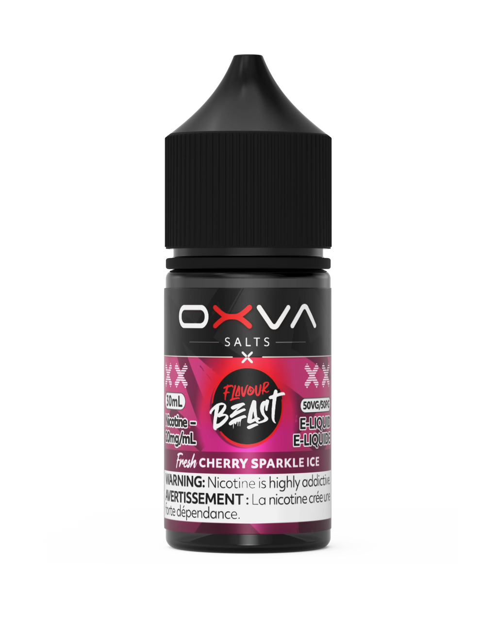 Fresh Cherry Sparkle Ice by Flavour Beast x OXVA E-Liquid Salt
