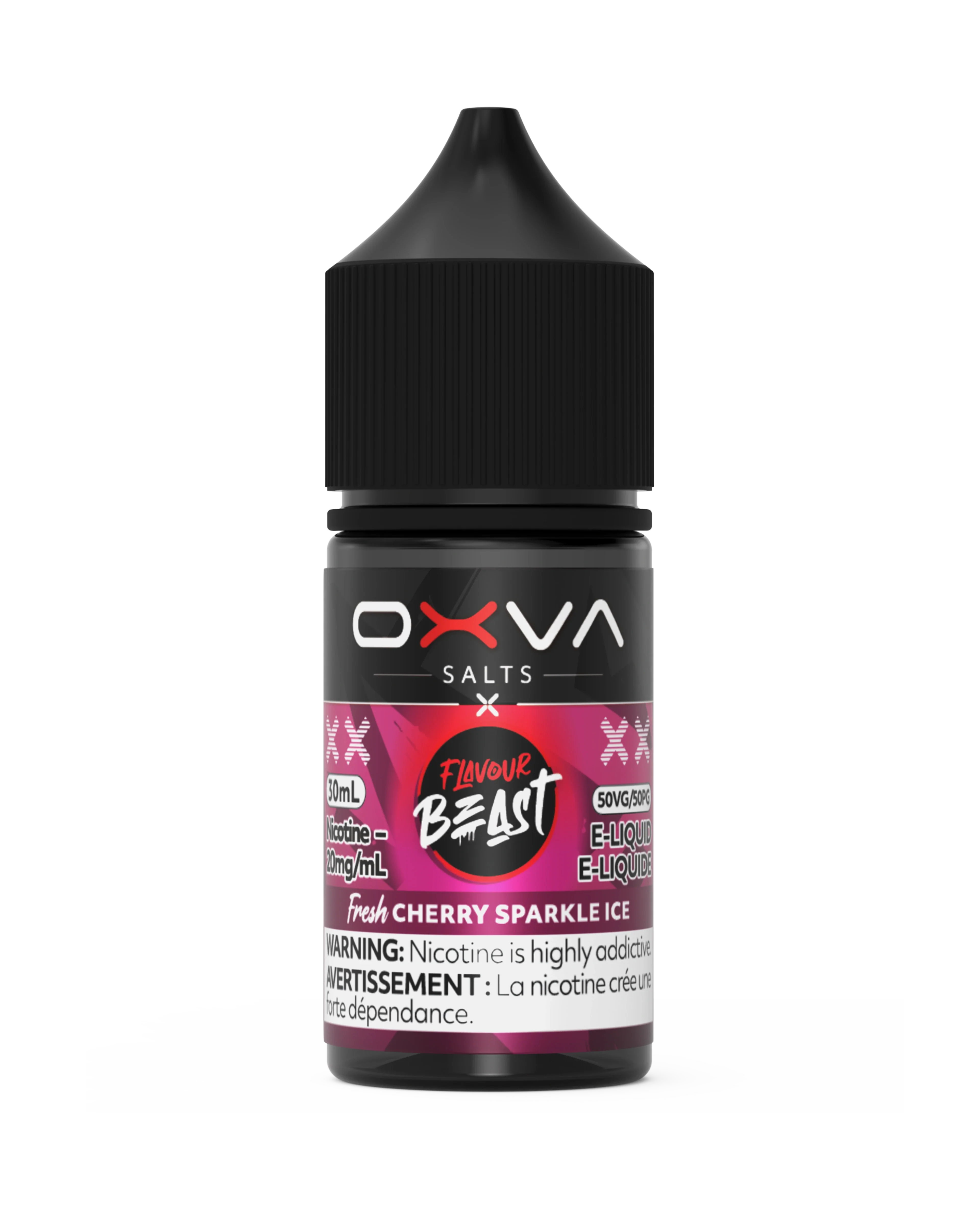 Fresh Cherry Sparkle Ice by Flavour Beast x OXVA E-Liquid Salt