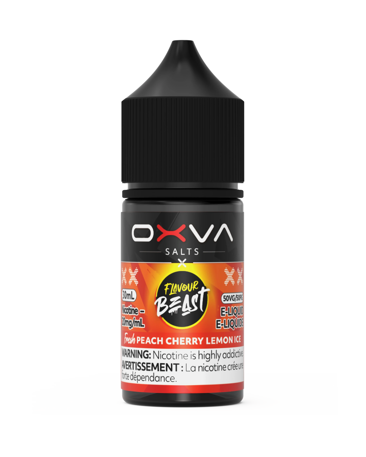 Fresh Peach Cherry Lemon Ice by Flavour Beast x OXVA E-Liquid Salt