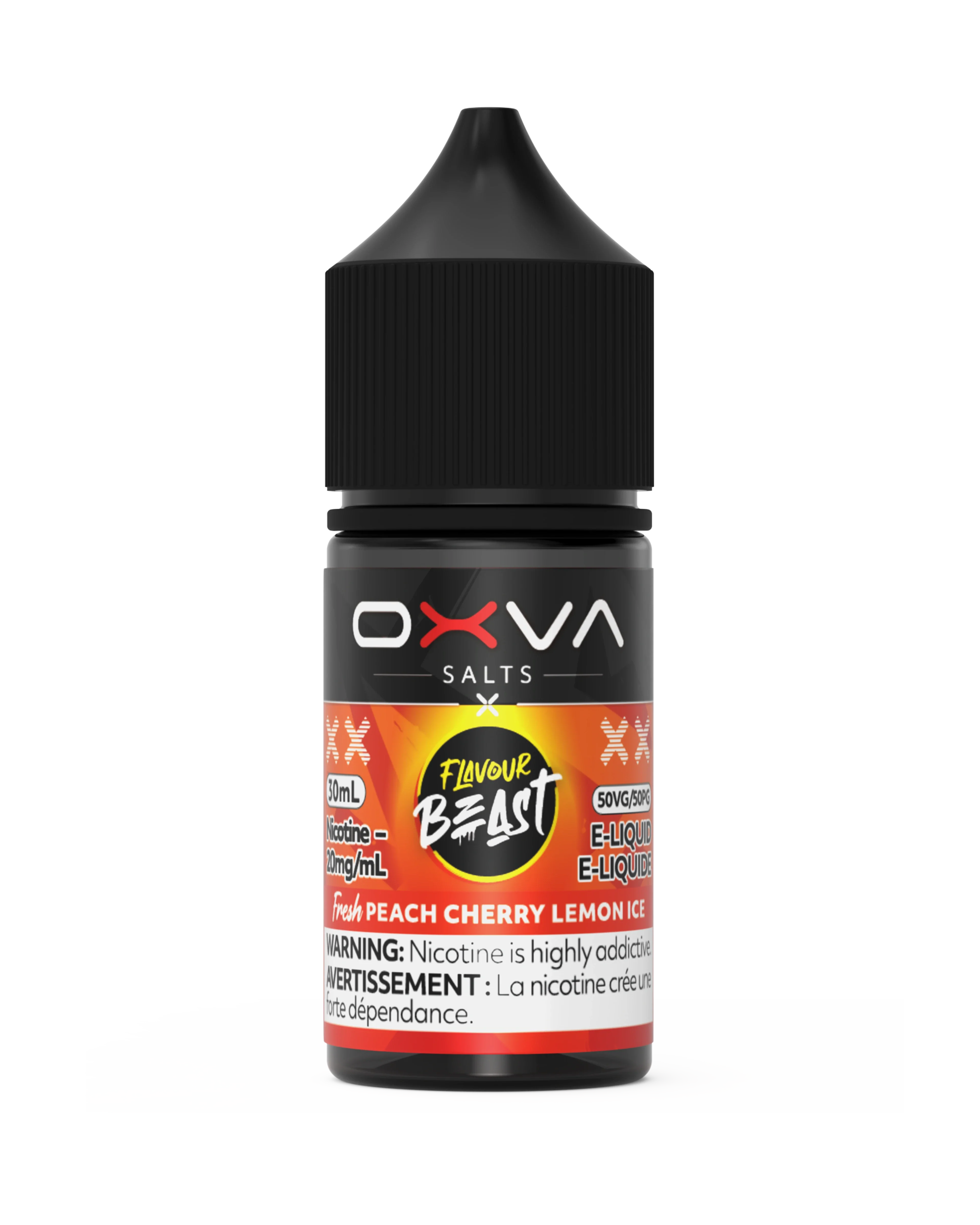 Fresh Peach Cherry Lemon Ice by Flavour Beast x OXVA E-Liquid Salt