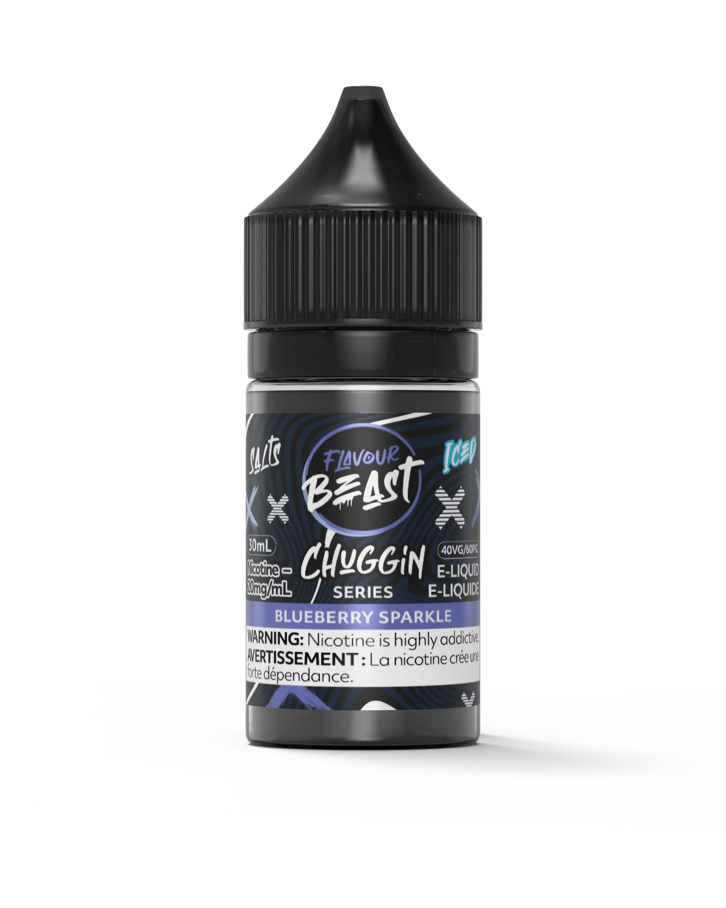 Blueberry Sparkle Iced by Flavour Beast Chuggin' Series Salt