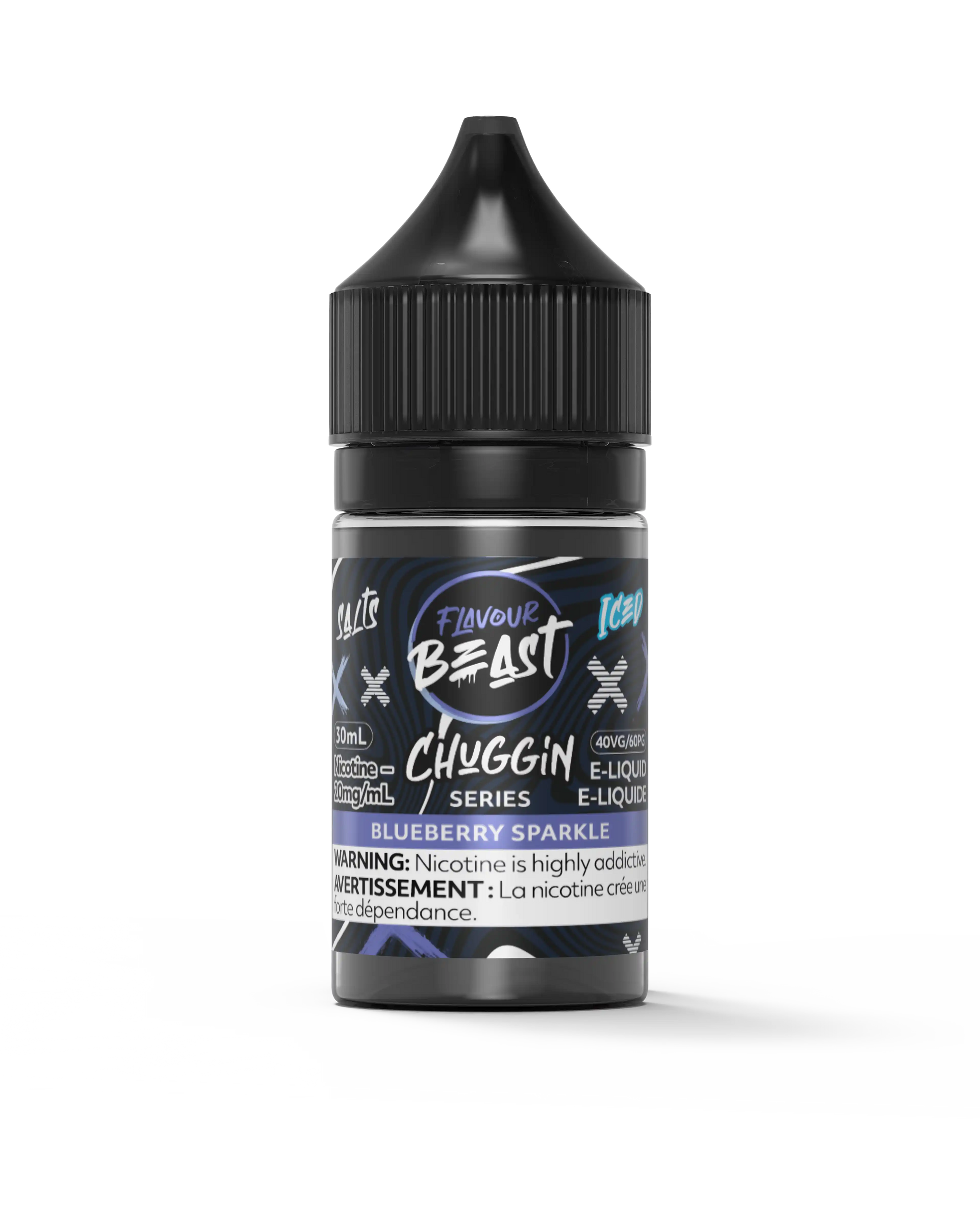 Blueberry Sparkle Iced by Flavour Beast Chuggin' Series Salt