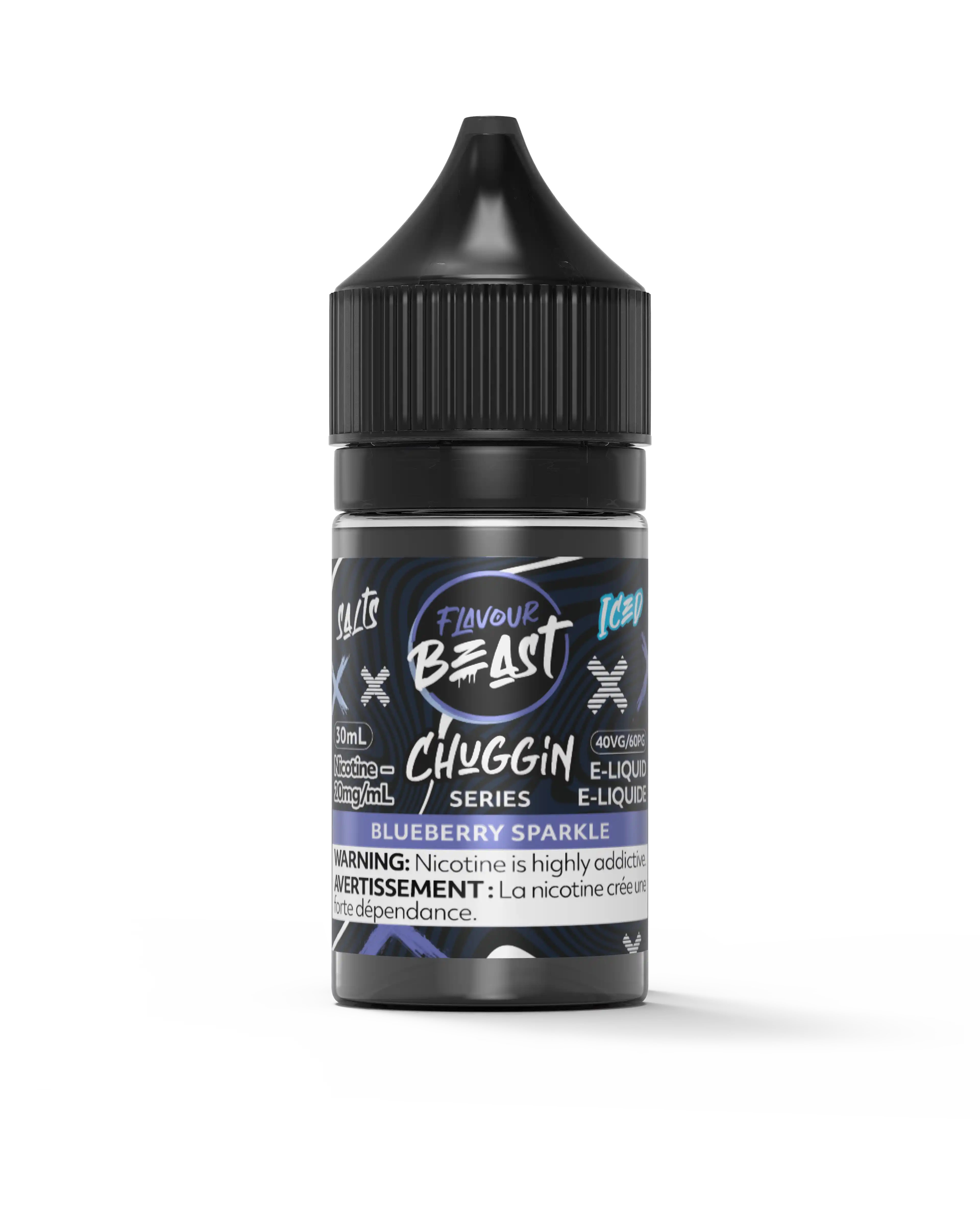 Blueberry Sparkle Iced by Flavour Beast Chuggin' Series Salt