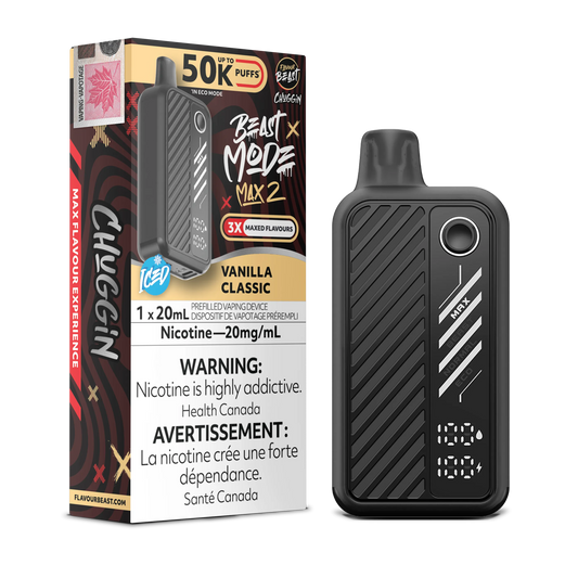 Vanilla Classic Flavour Beast Mode Max 2 - Disposable 50K by FLAVOUR BEAST