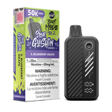 Sour Gushin S. Blueberry Grape Flavour Beast Mode Max 2 - Disposable 50K