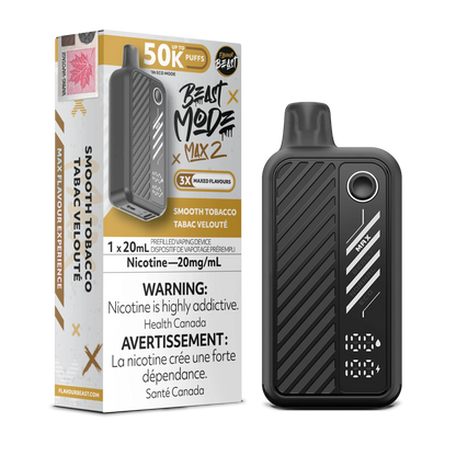 Smooth Tobacco Flavour Beast Mode Max 2 - Disposable 50K