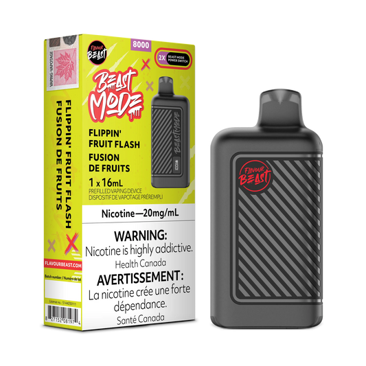 Flippin' Fruit Flash Flavour Beast Mode - Disposable 8K