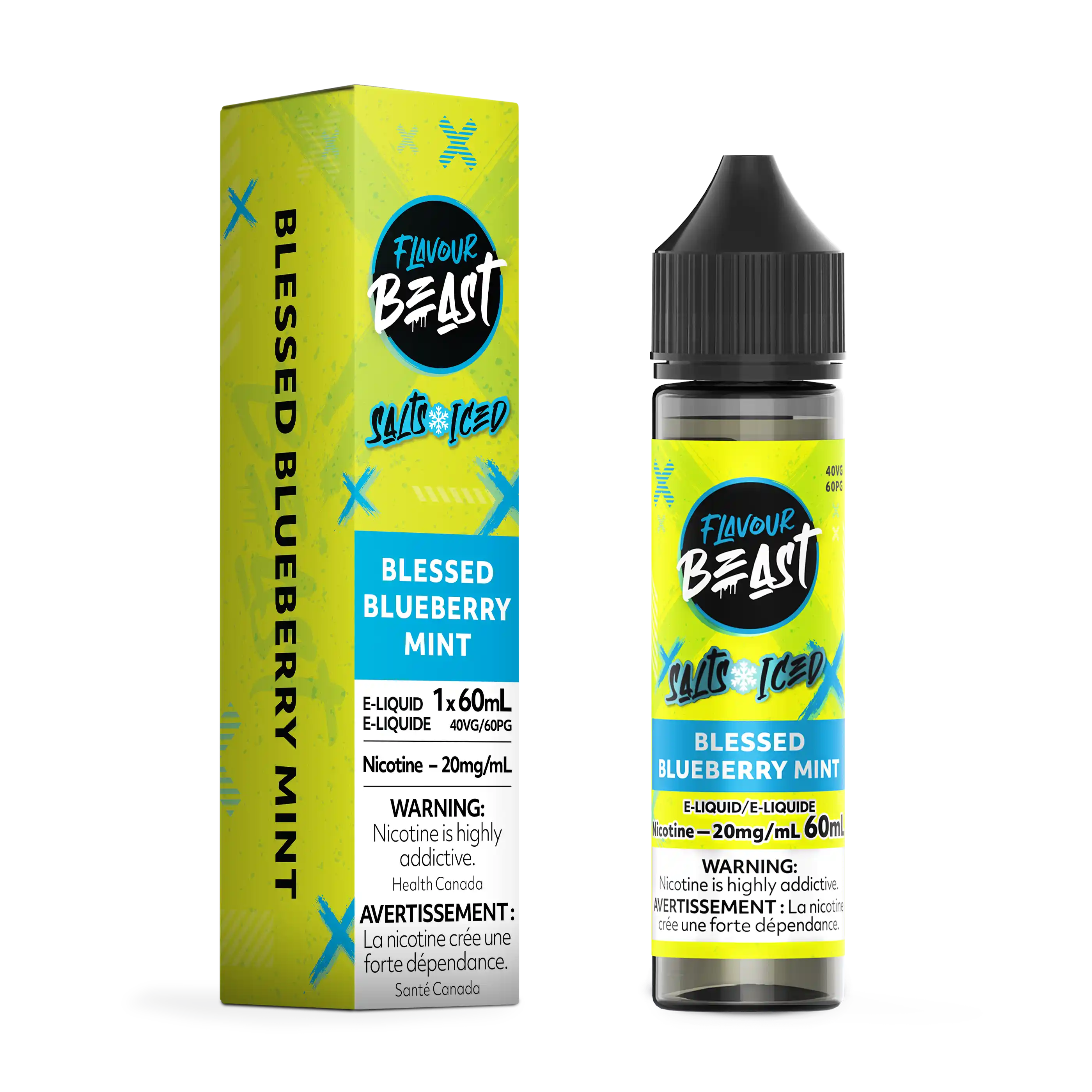 Blessed Blueberry Mint Iced by Flavour Beast Salt