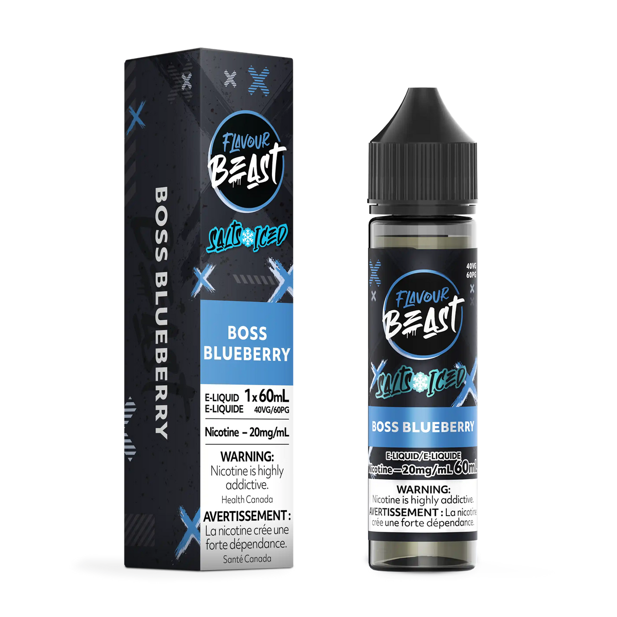 Boss Blueberry Iced by Flavour Beast Salt