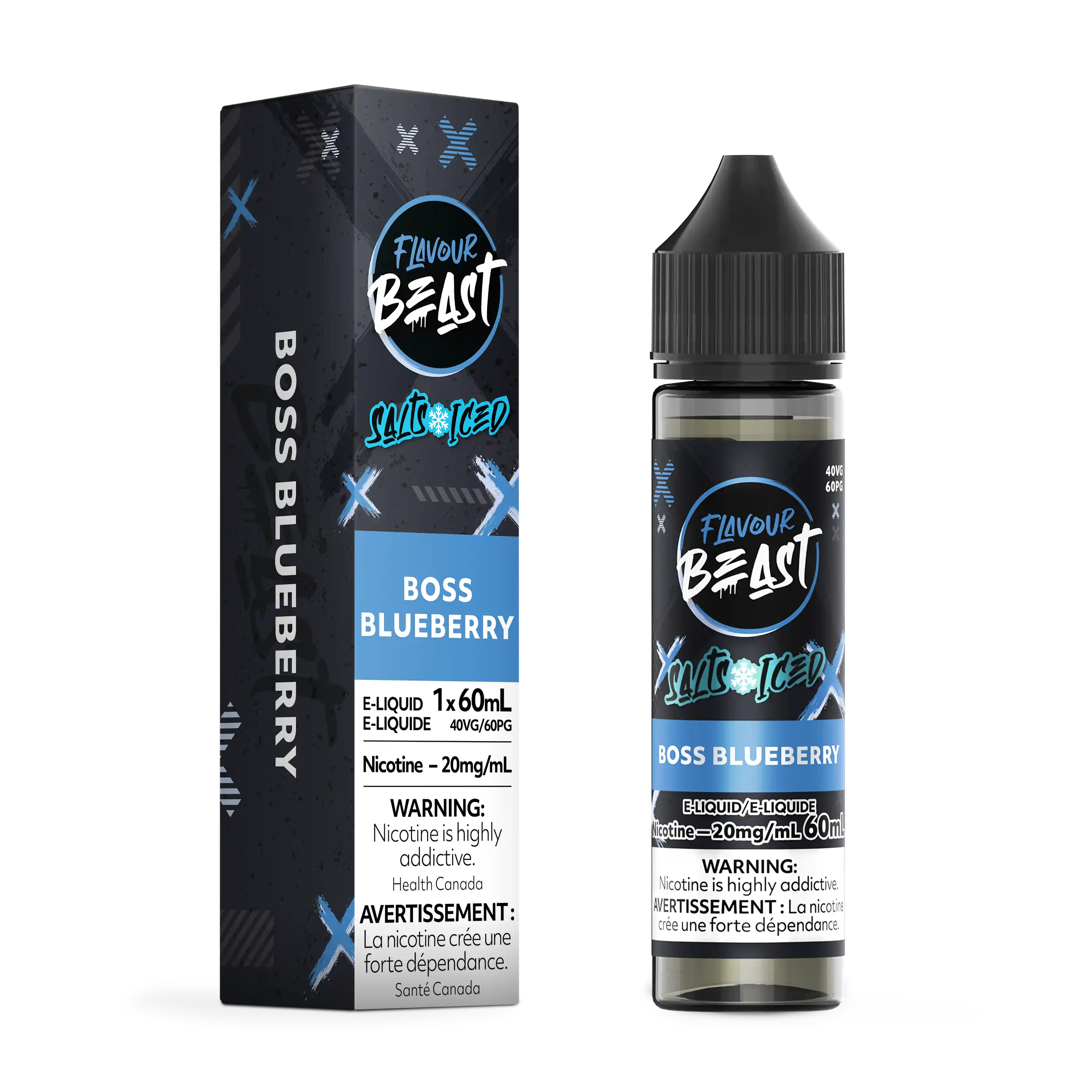 Boss Blueberry Iced by Flavour Beast Salt