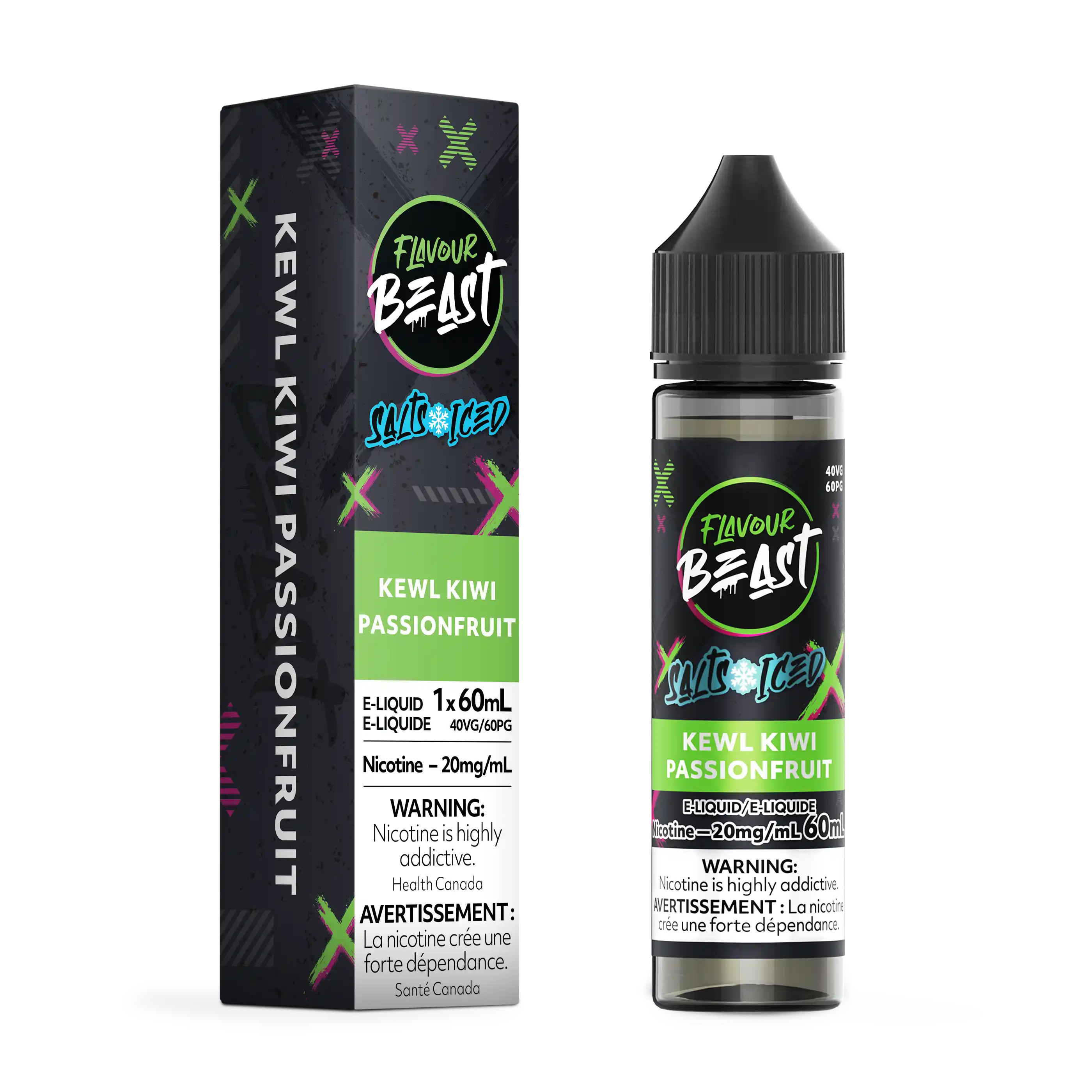 Kewl Kiwi Passionfruit Iced by Flavour Beast Salt