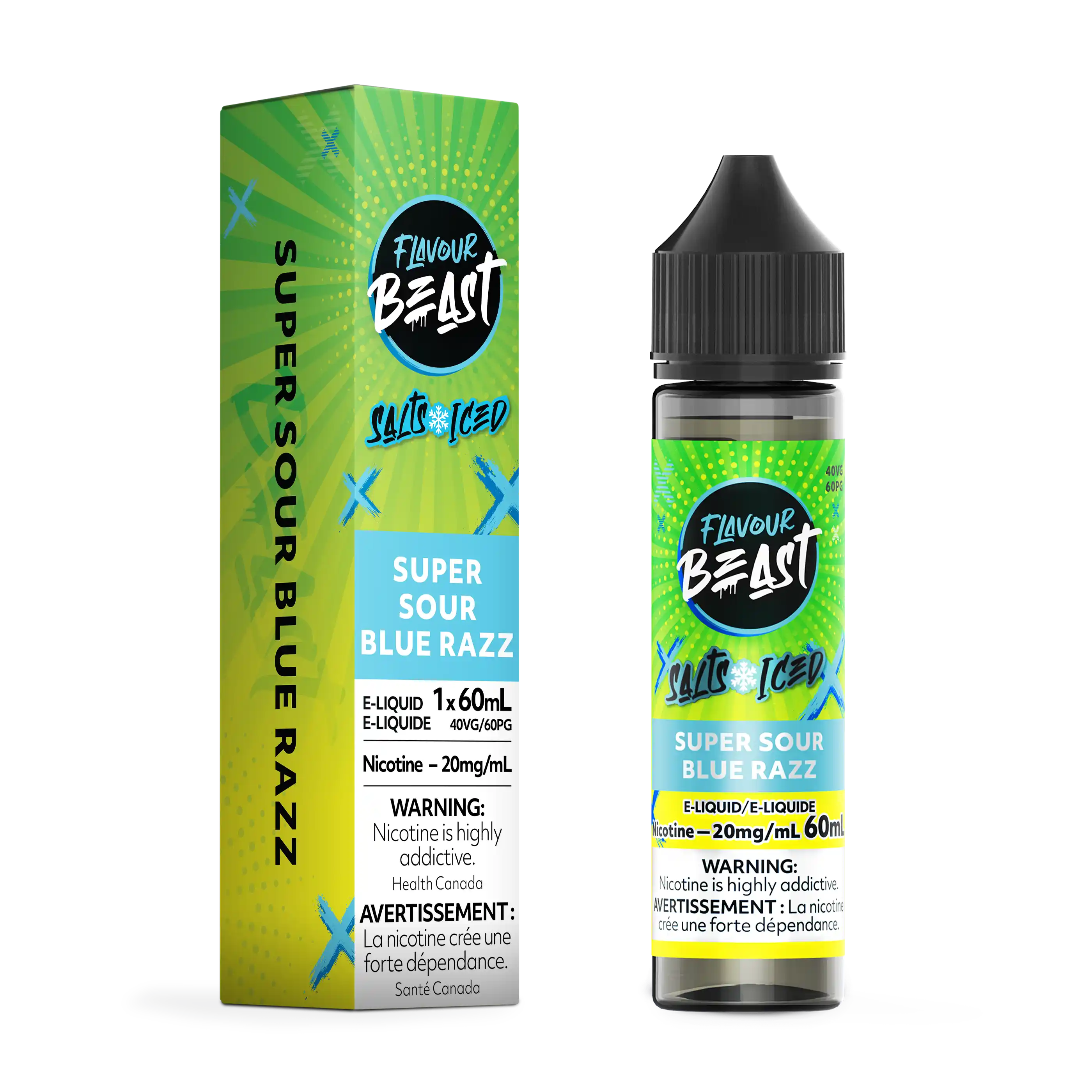 Super Sour Blue Razz by Flavour Beast Salt