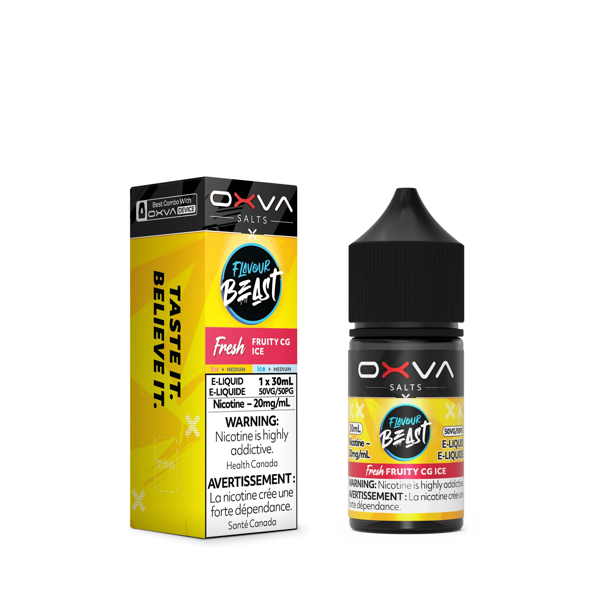 Fresh Fruity CG Ice by Flavour Beast x OXVA E-Liquid Salt