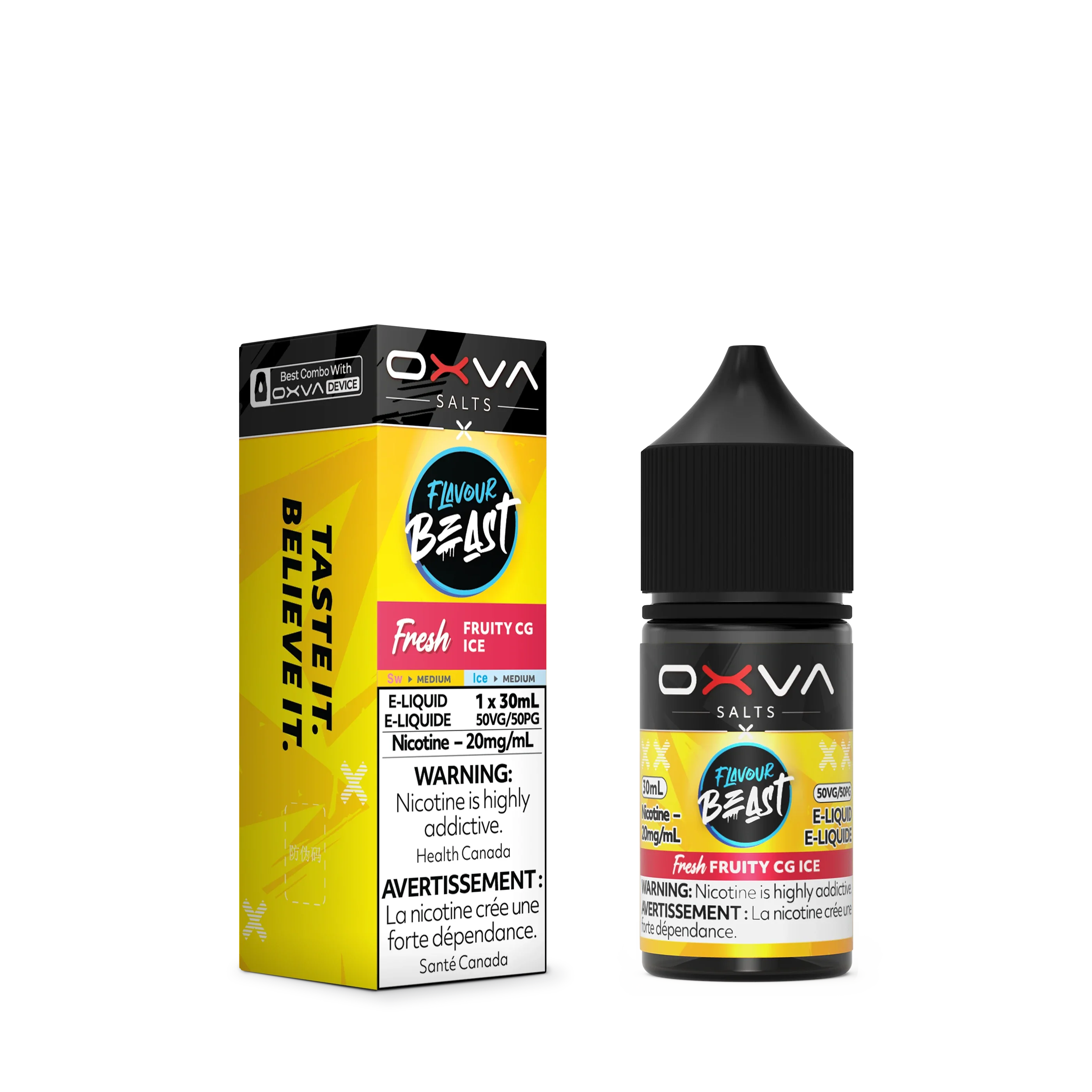 Fresh Fruity CG Ice by Flavour Beast x OXVA E-Liquid Salt