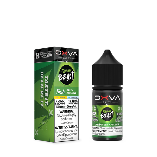 Fresh Green Apple Ice by Flavour Beast x OXVA E-Liquid Salt